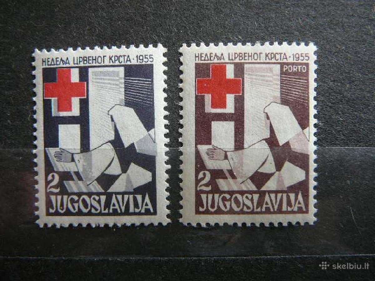Raudonasis Kryzius Jugoslavija 1955 svarus rdk75