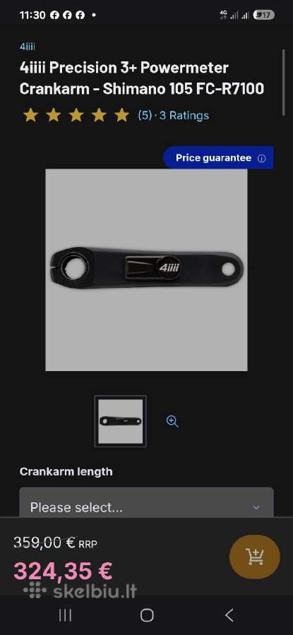 105 R-7000 4IIIi Power Meter/ Powe2max Power Meter