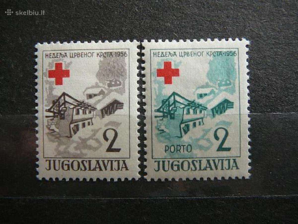 Raudonasis Kryzius Jugoslavija 1956 svarus rdk76