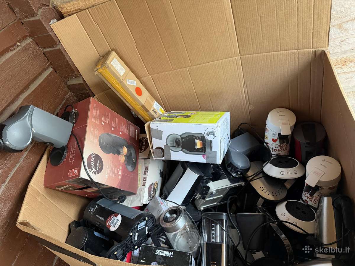70vnt už 60€ Smulki buitinė technika su defektais