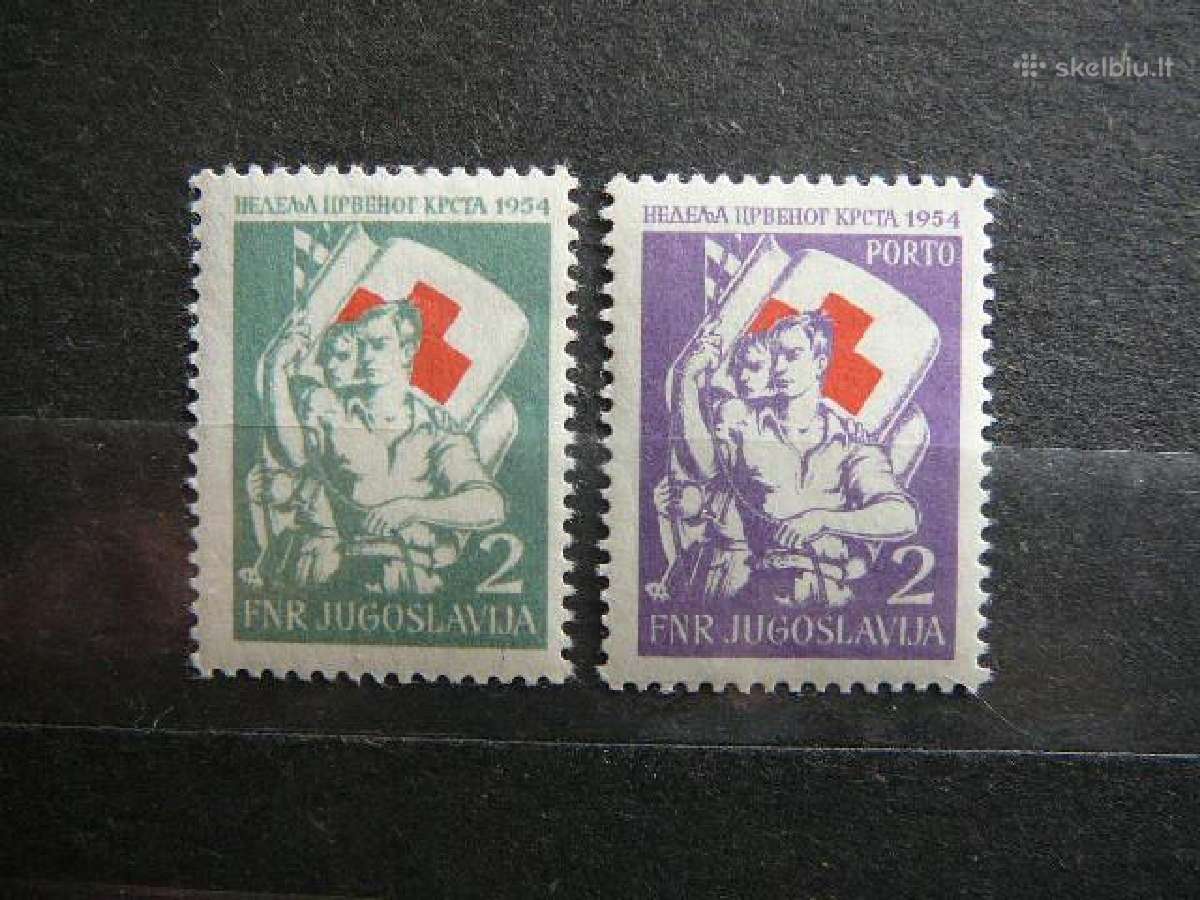 Raudonasis Kryzius Jugoslavija 1954 svarus rdk71