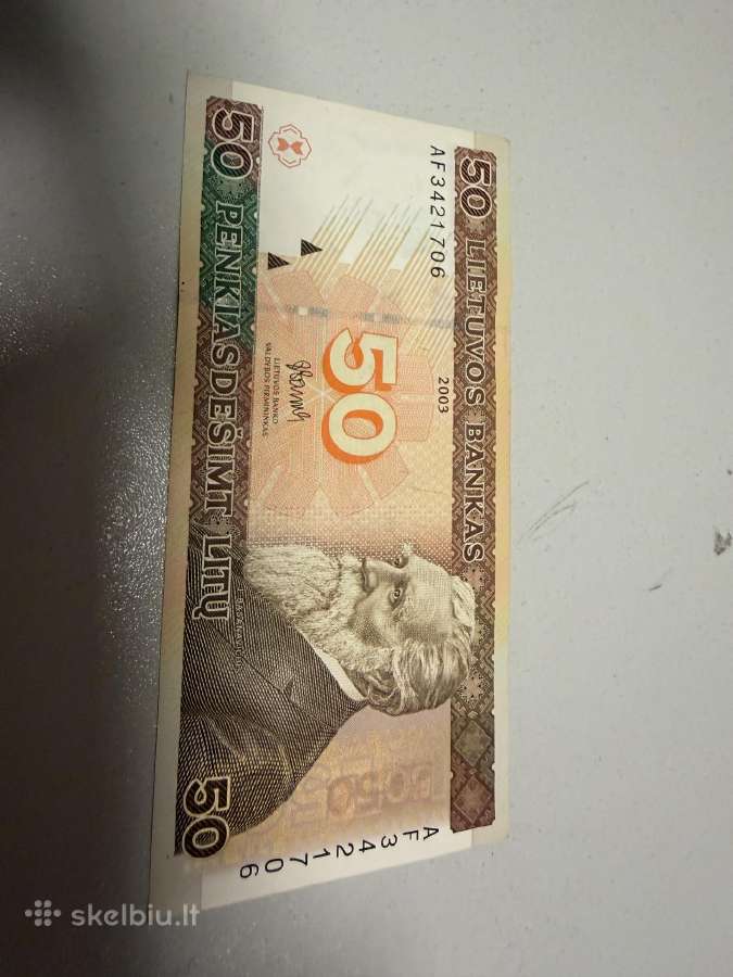 50 litų 2003 metų banknotas