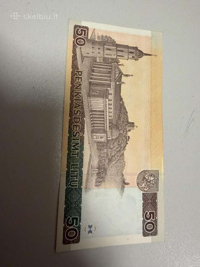 50 litų 2003 metų banknotas - nuotraukos Nr. 2