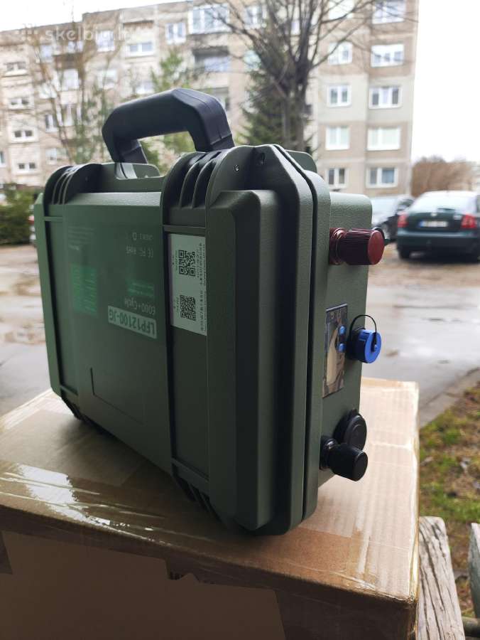 12v 100ah Lifepo4 Akumuliatorius lagamine LCD Bt