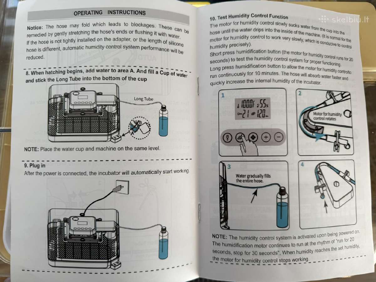 Kiaušinių inkubatorius, automatinis - nuotraukos Nr. 17