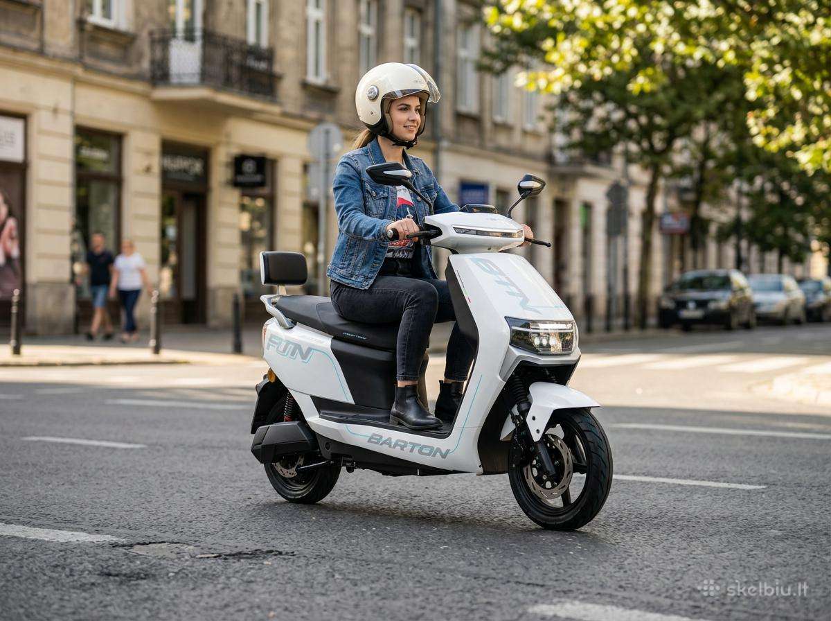 Elektrinis motoroleris Barton evivo
