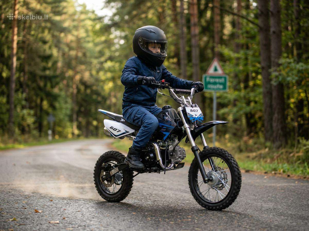 Krosinis motociklas 14/12 125cc su el starteriu!
