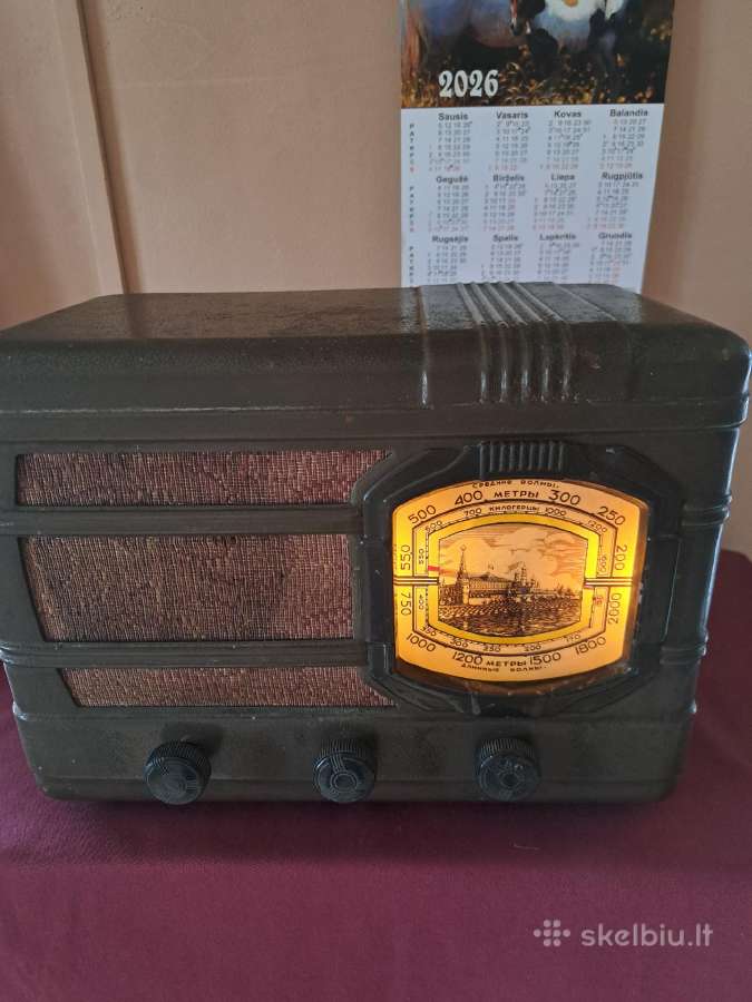 Parduodu lempinį radijo imtuvą Arz-51