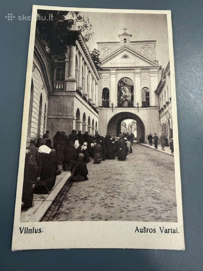 Tarpukario atvirutė Aušros vartai - nuotraukos Nr. 3