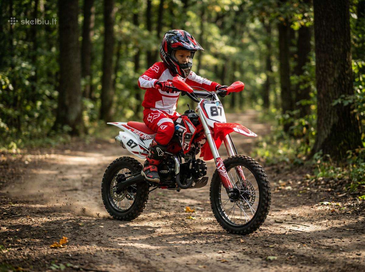 Krosinis motociklas Xb-87 125cc su garantija!