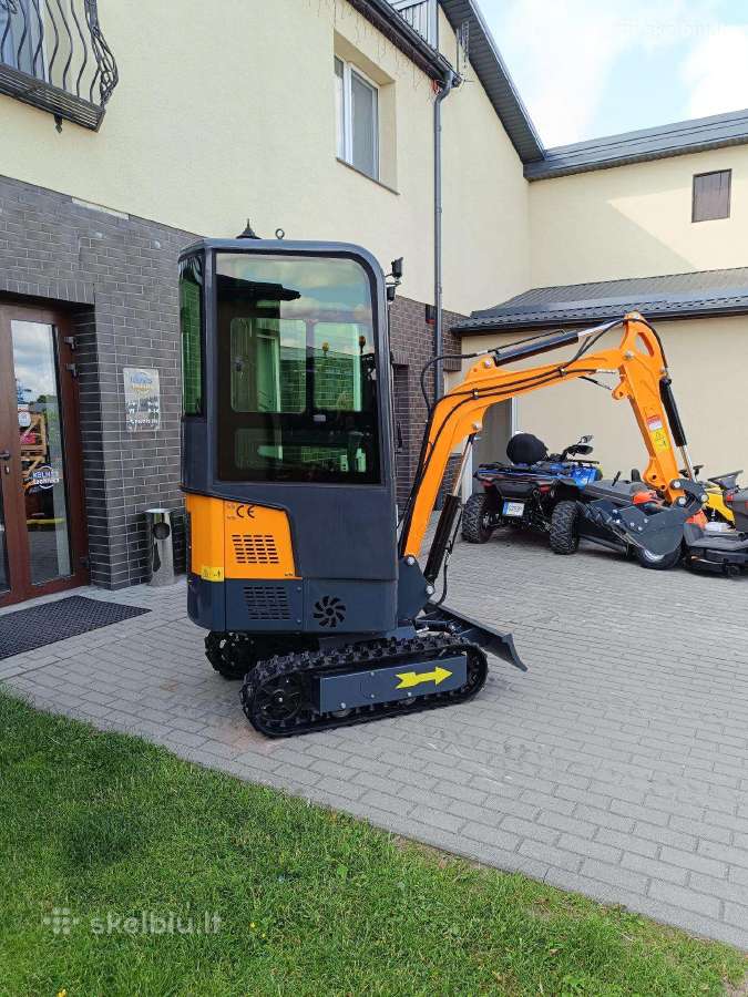 Mini Ekskavatorius Enzo Ht-10h su kabina - nuotraukos Nr. 2