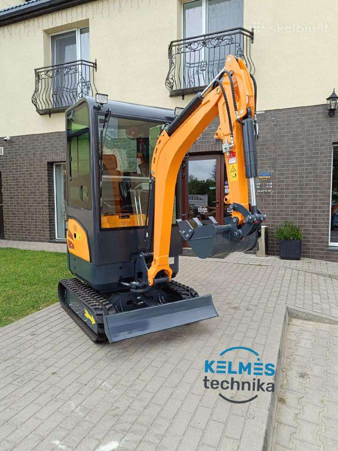 Mini Ekskavatorius Enzo Ht-18 Kubota variklis