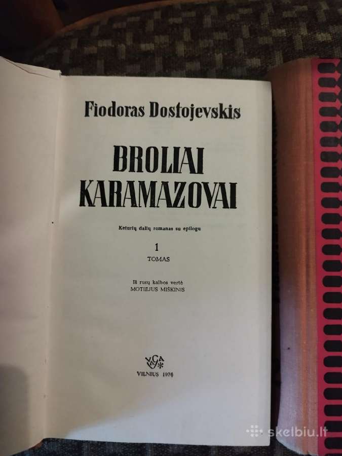 Knyga F.dostojevskis Broliai Karamazovai - nuotraukos Nr. 2