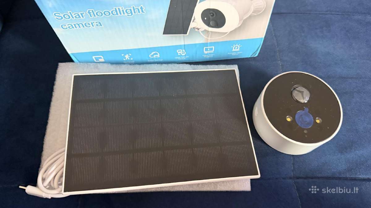 Lauko WiFi kamera su saulės baterija – 1080p