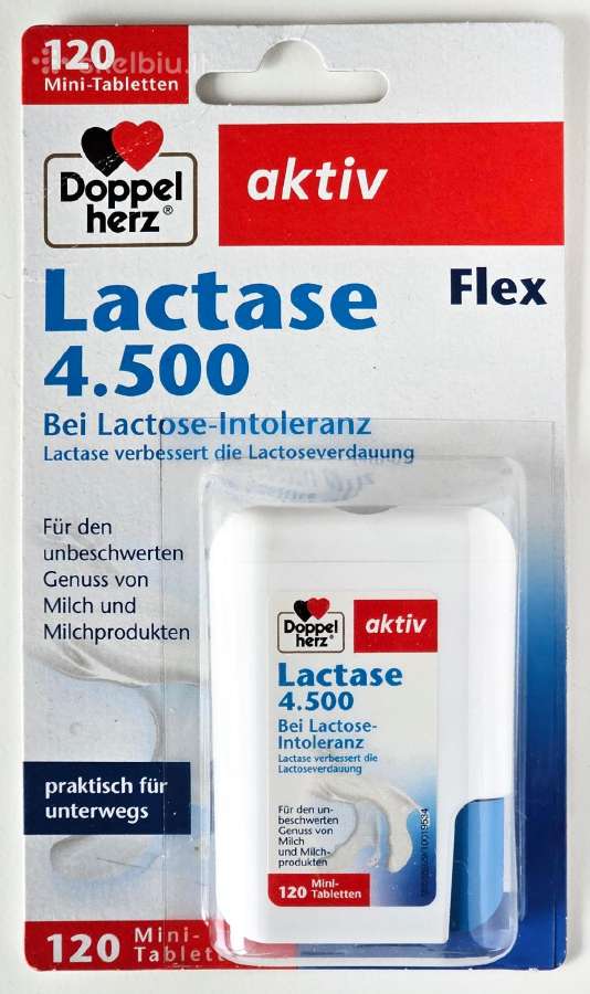 „doppelherz“ Laktazė