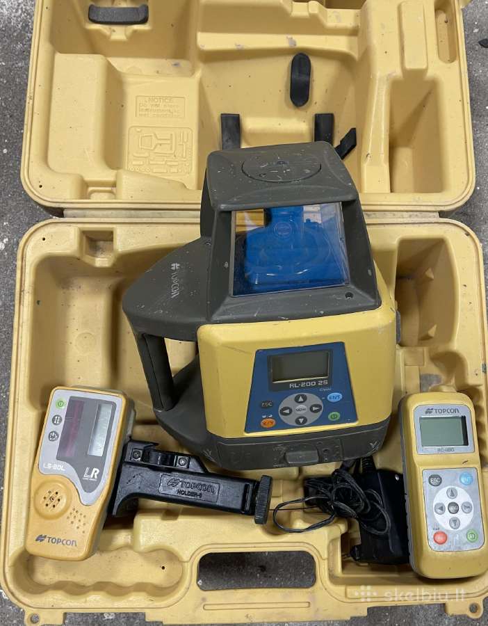 Topcon lazeris
