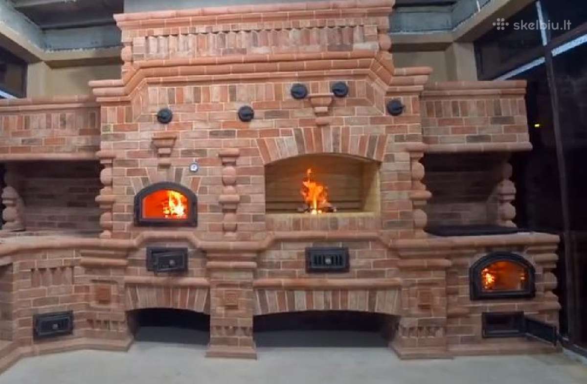 Židiniai, koklinės krosnys ir barbekiu kompleksai. - nuotraukos Nr. 20