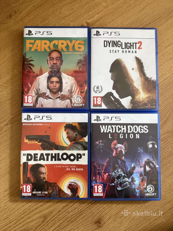 Playstation 5 žaidimai, visi po 10€