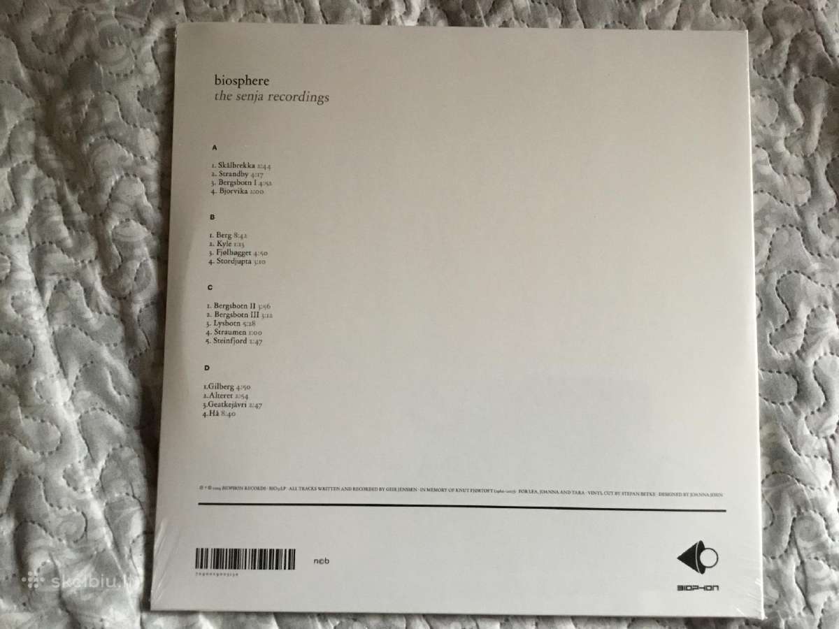 Biosphere – The Senja Recordings (vinilas) - nuotraukos Nr. 2