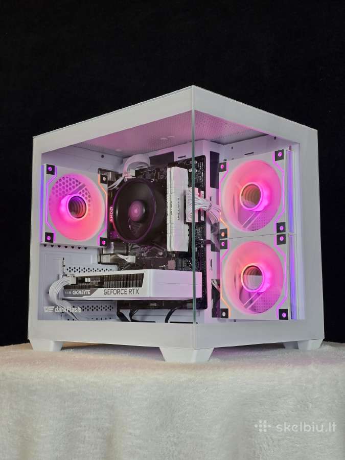 Naujas kompiuteris Ryzen 5 rtx 5060 16ram WiFi