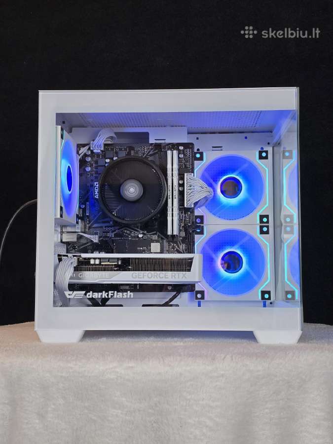 Naujas kompiuteris Ryzen 5 rtx 5060 16ram WiFi - nuotraukos Nr. 2
