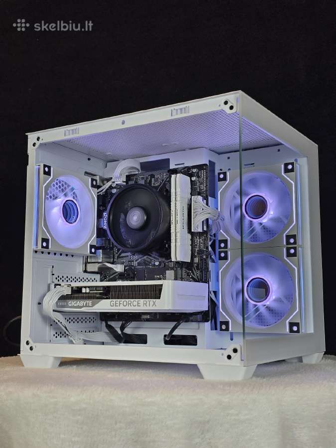 Naujas kompiuteris Ryzen 5 rtx 5060 16ram WiFi - nuotraukos Nr. 3