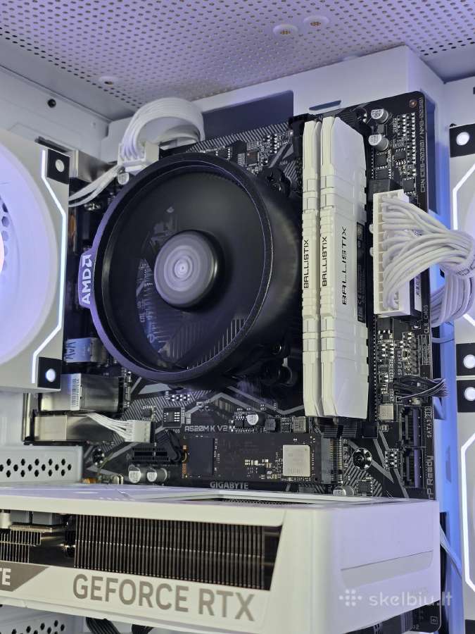 Naujas kompiuteris Ryzen 5 rtx 5060 16ram WiFi - nuotraukos Nr. 4
