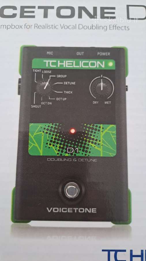 Tc Helicon Voicetone D1 vokalo procesorius