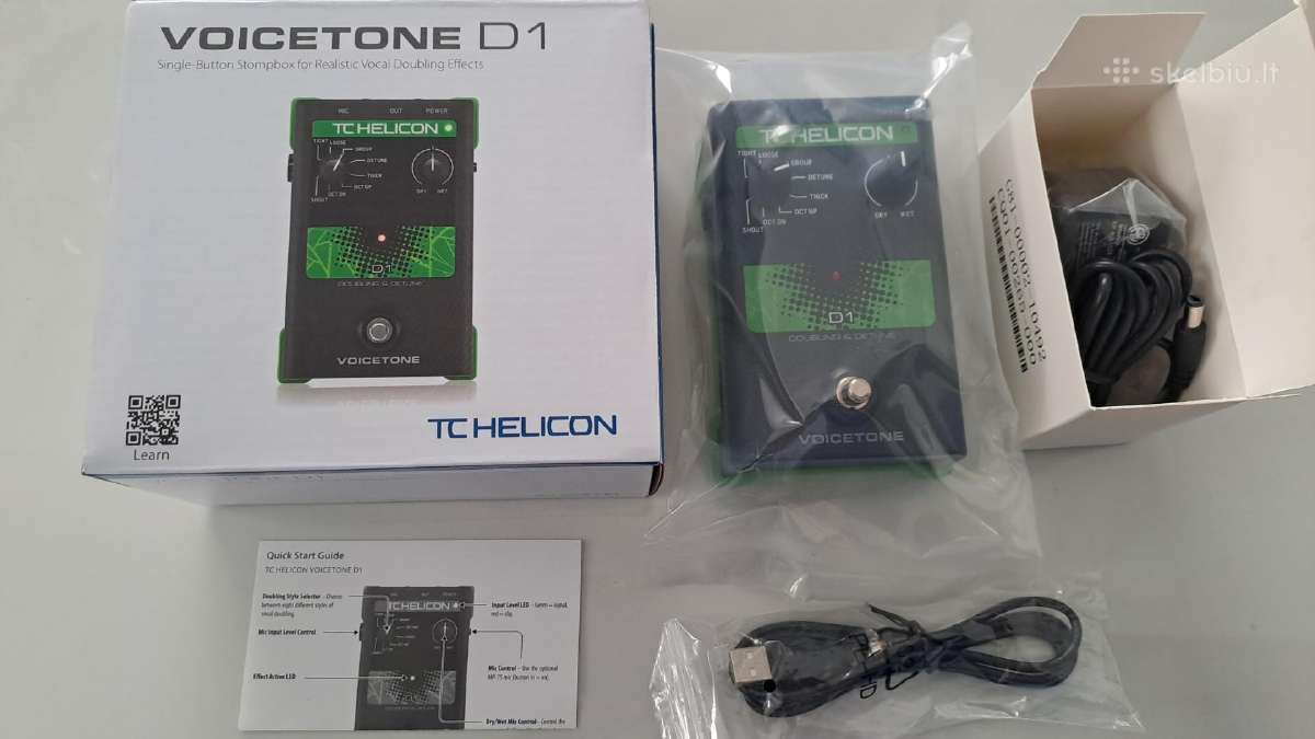 Tc Helicon Voicetone D1 vokalo procesorius - nuotraukos Nr. 2