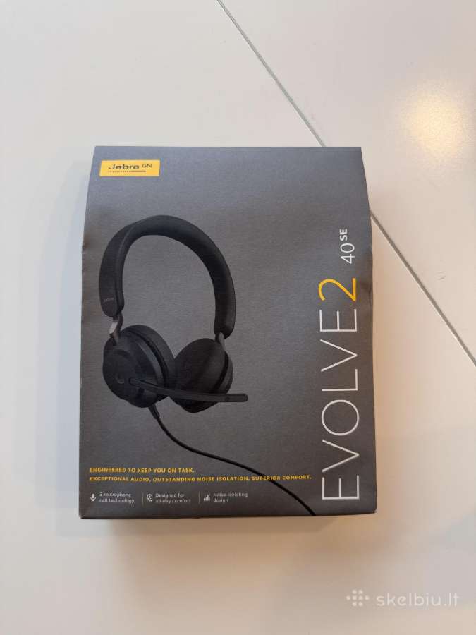 Ausinės Jabra Evolve2 40 Se Usb-a
