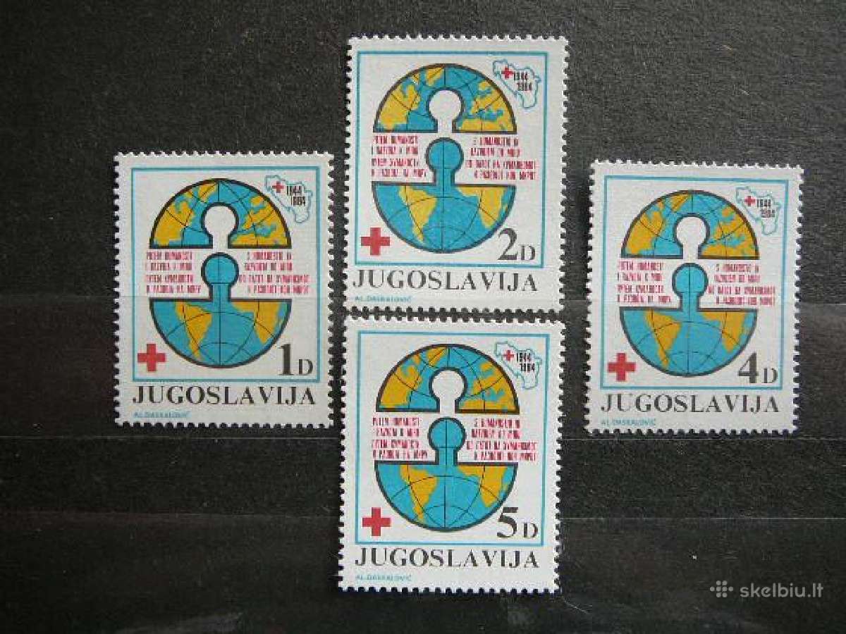 Raudonasis Kryzius Jugoslavija 1984 svarus rdk48