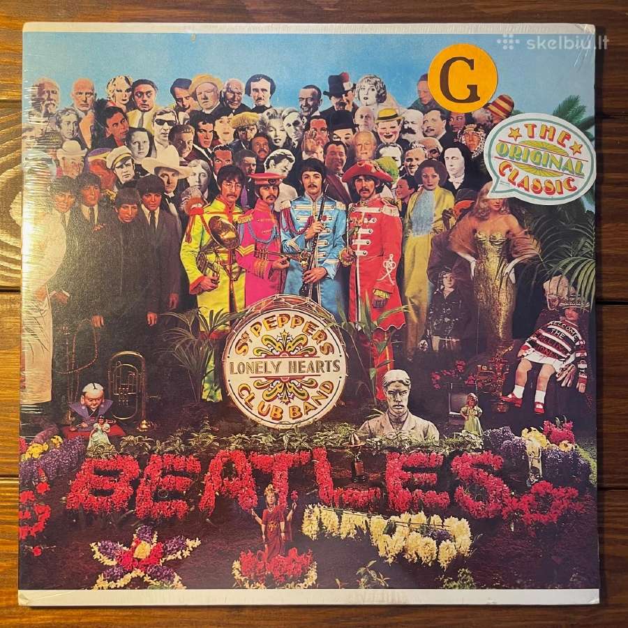 The Beatles Sgt Pepper 1975 originala užplombuotas