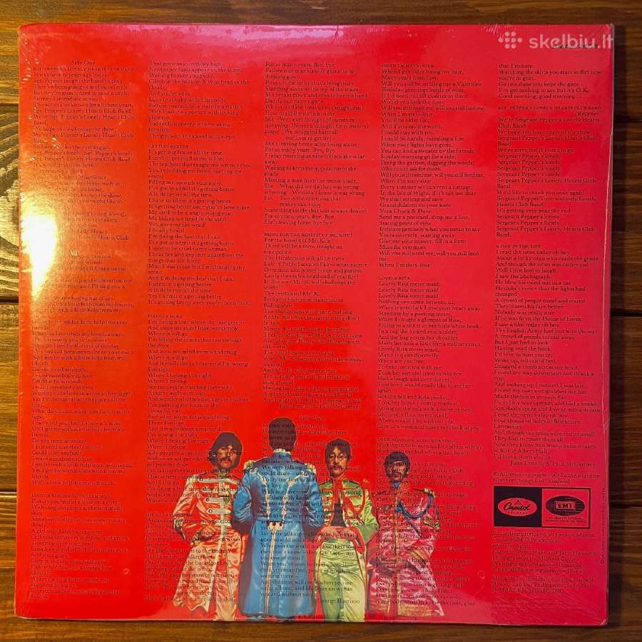 The Beatles Sgt Pepper 1975 originala užplombuotas - nuotraukos Nr. 2