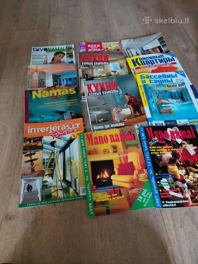 Seni, žurnalai sodas,namai,interjeras,baldai. - nuotraukos Nr. 8