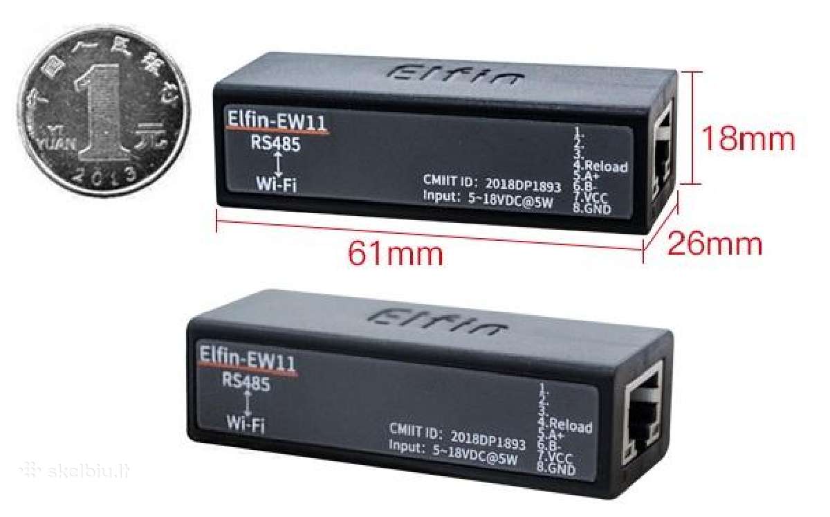 Elfin Ew11 Rs485 to WiFi bridge