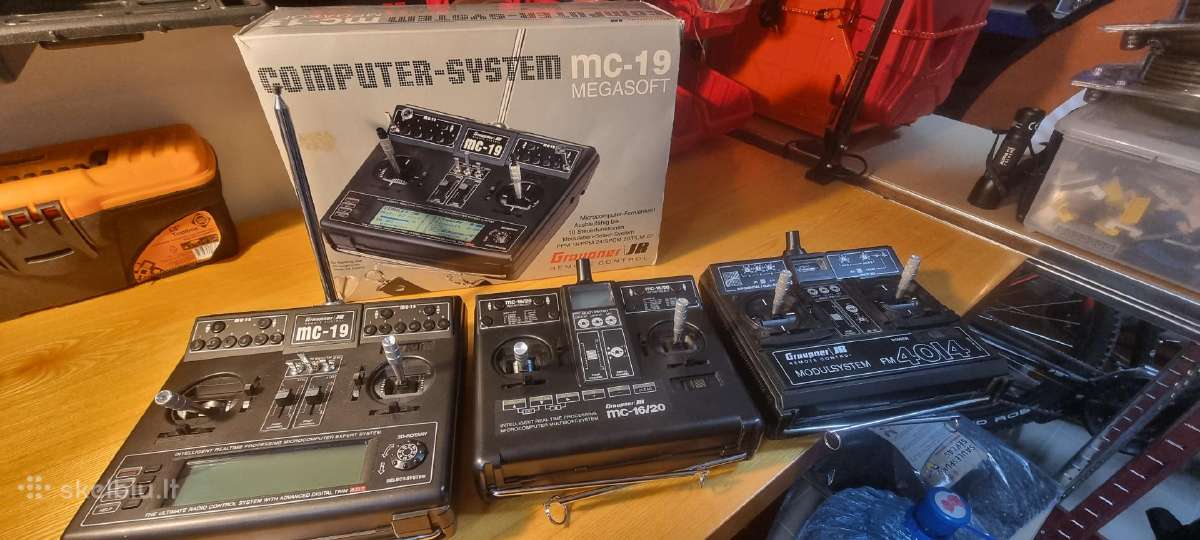Futaba T16iz radijo bangų siųstuvas Graupner Mc - nuotraukos Nr. 5