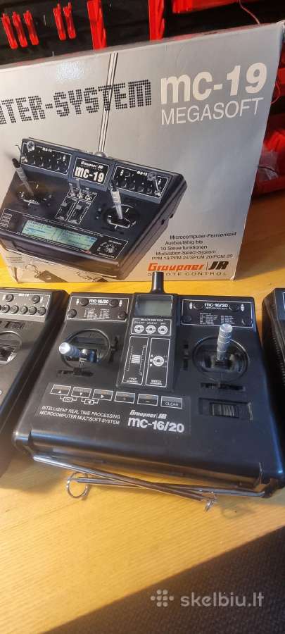 Graupner Mc 10, 12, 16/20 19, 24 siųstuvai - nuotraukos Nr. 3