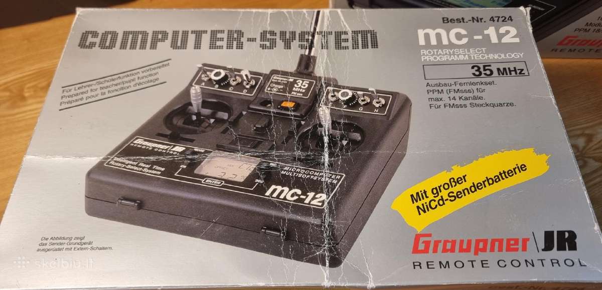 Futaba T16iz radijo bangų siųstuvas Graupner Mc - nuotraukos Nr. 9