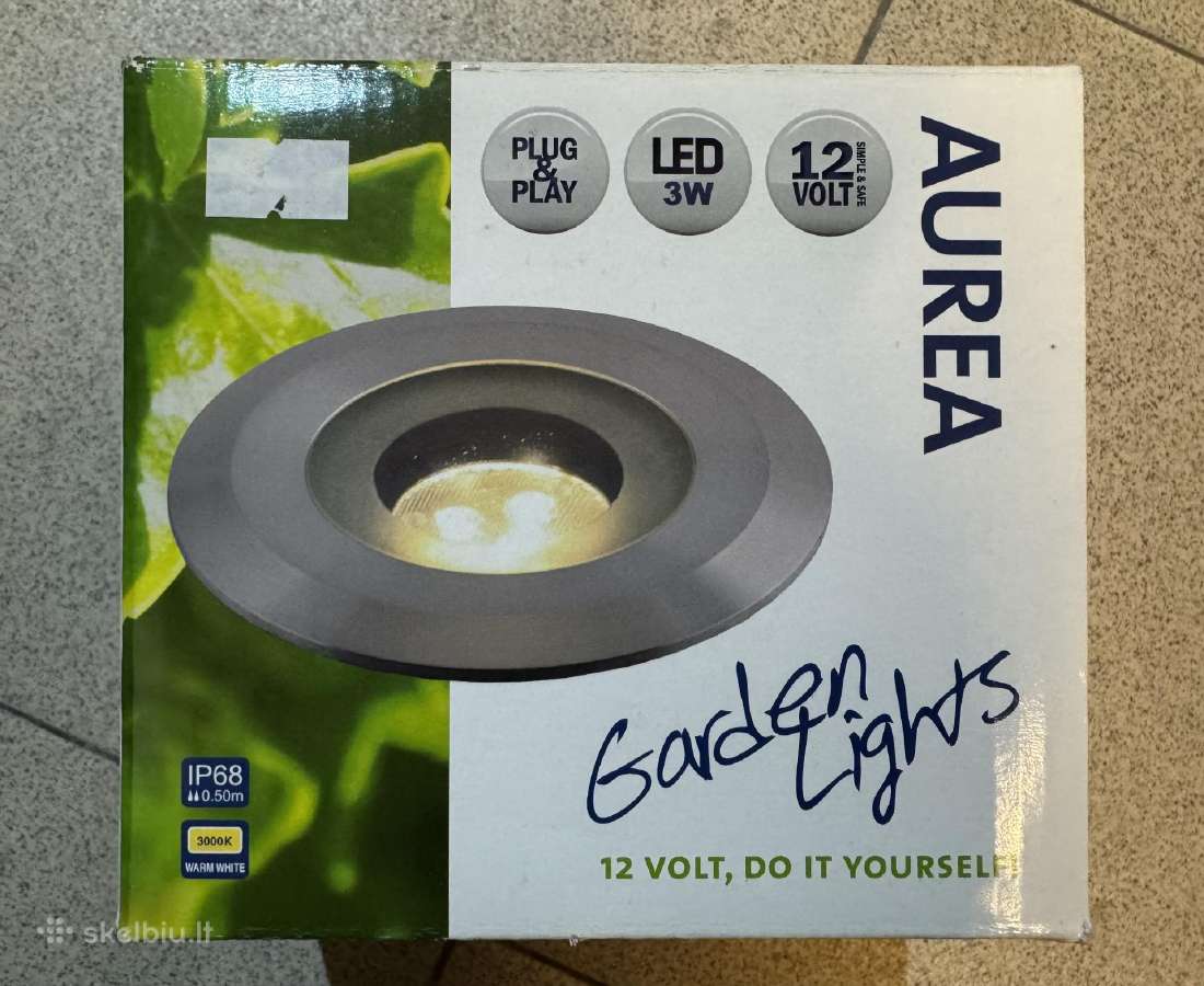 Įleidžiami šviestuvai Aurea- Uplight- 12v 3w Ip68 - nuotraukos Nr. 7