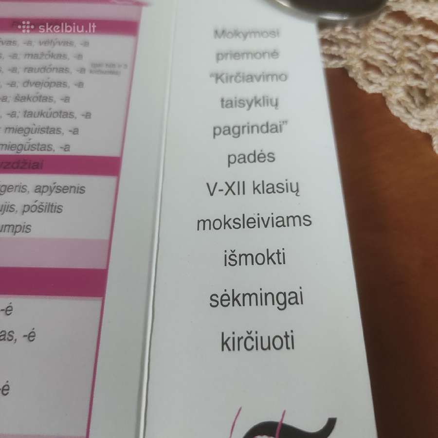 Kirčiavimo taisyklių lentelė - nuotraukos Nr. 2