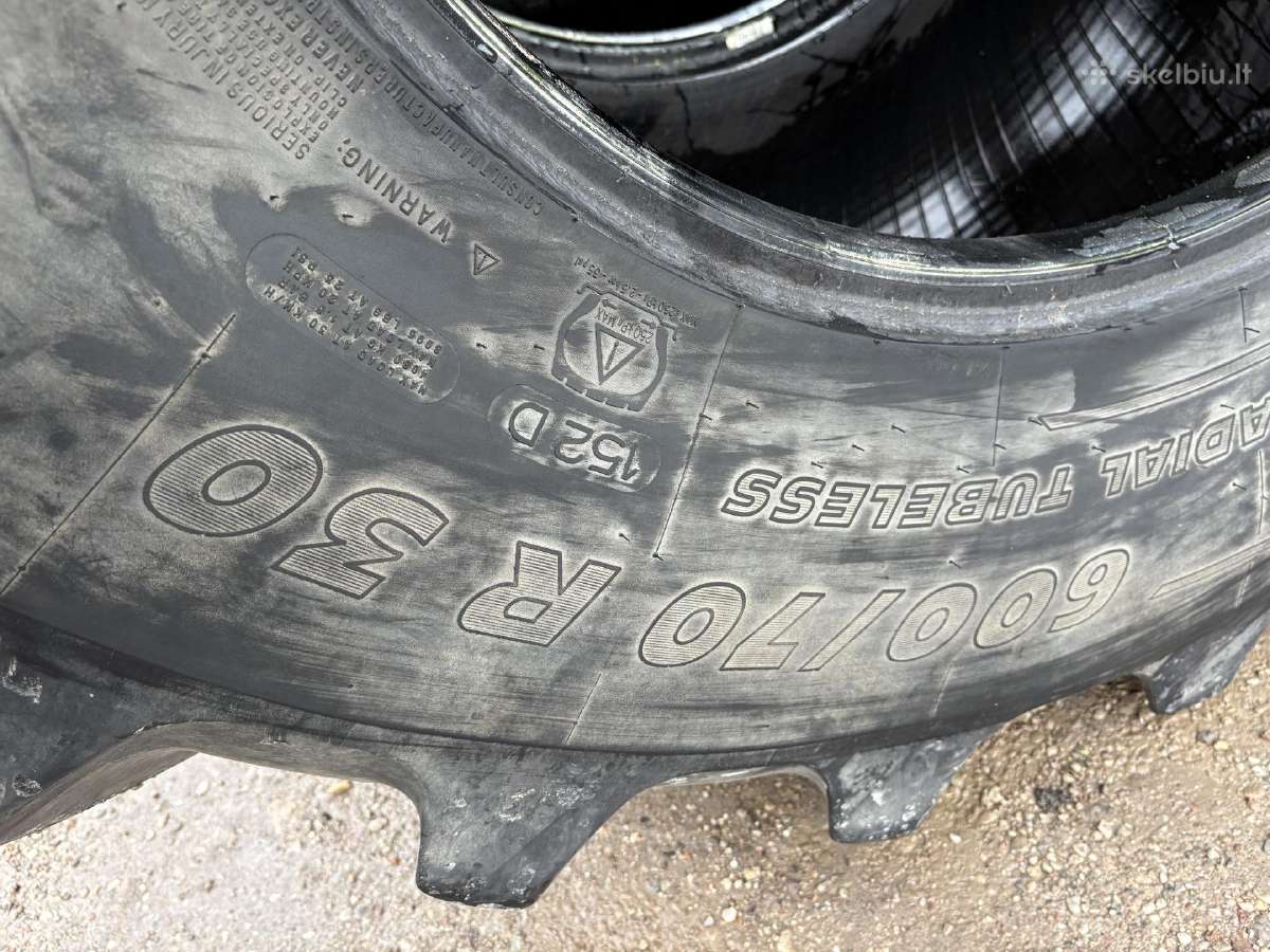 600/70/r30 Michelin Machxbib padangos - nuotraukos Nr. 7