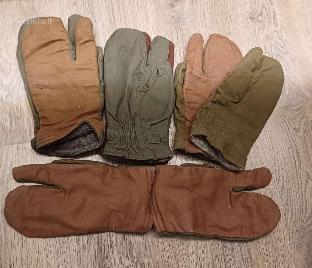 Apranga, pirštinėsnaujos Ssrs šaudymo pirštinės