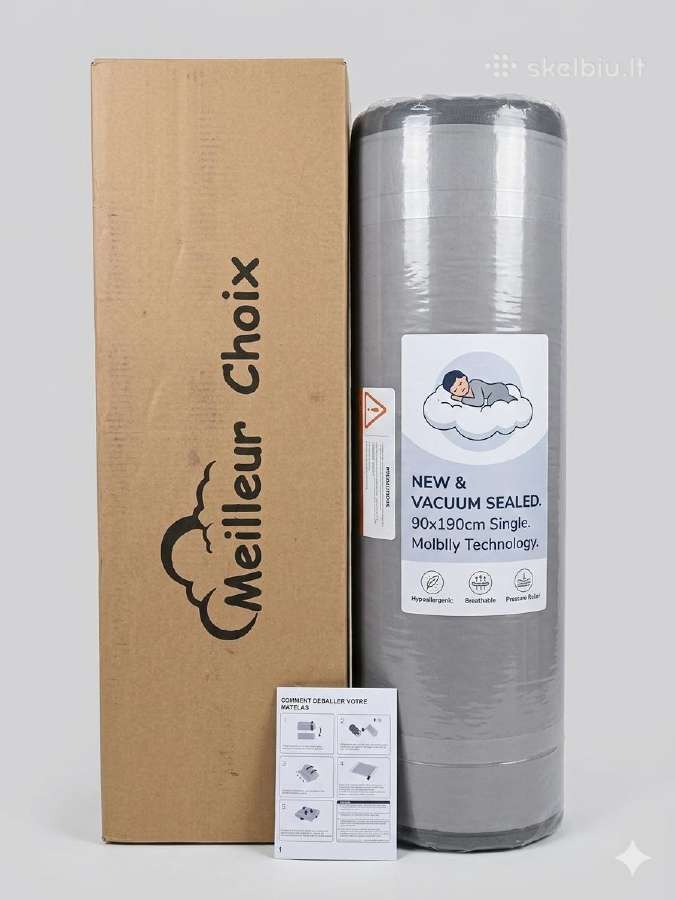 Naujas molblly memory foam čiužinys