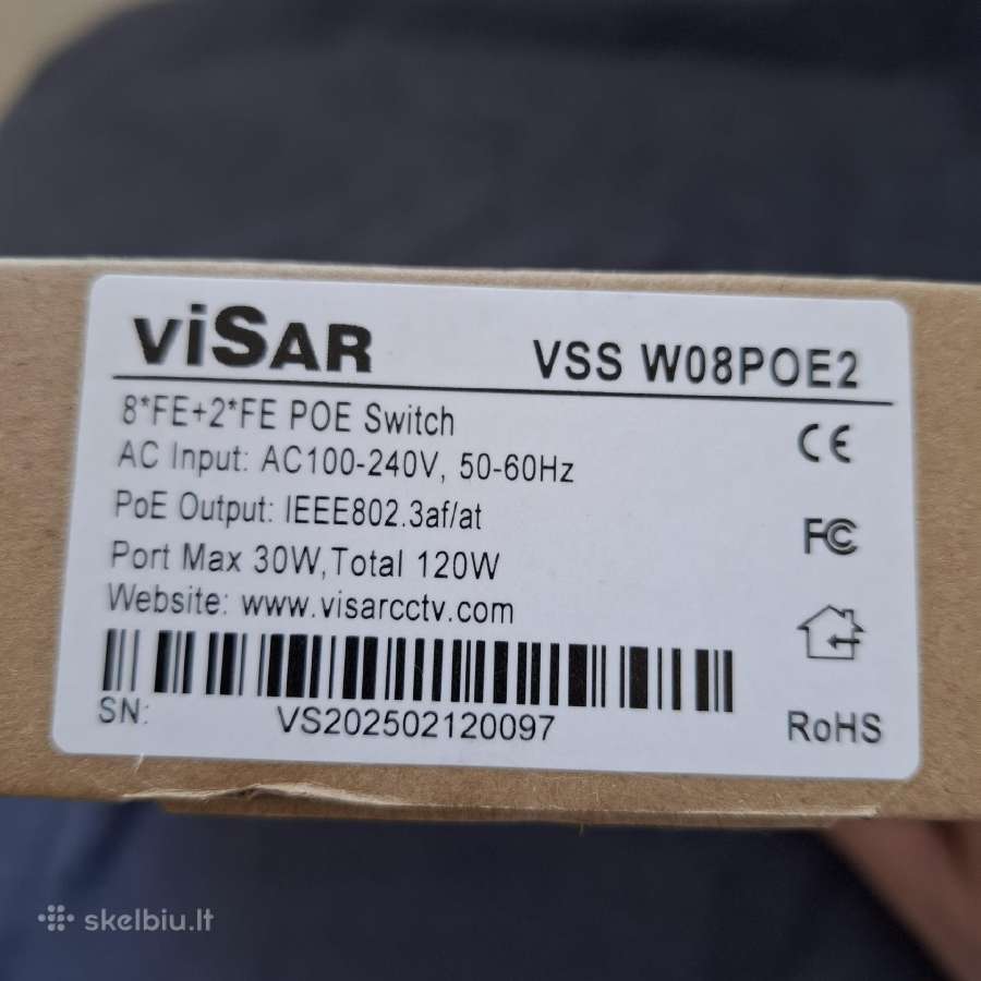 Visar poe switch - nuotraukos Nr. 3