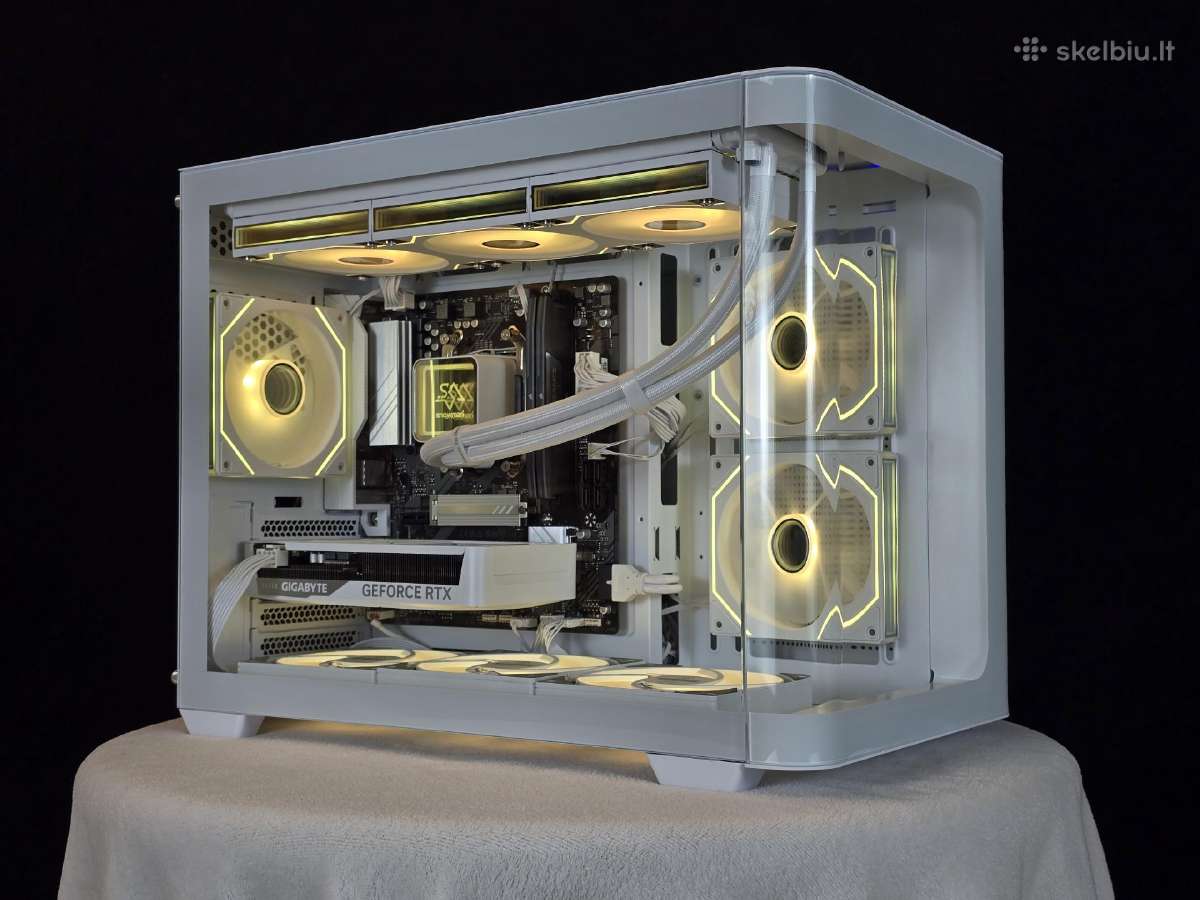 Naujas kompiuteris Ryzen 7 7800x3d rtx 5060 32ram