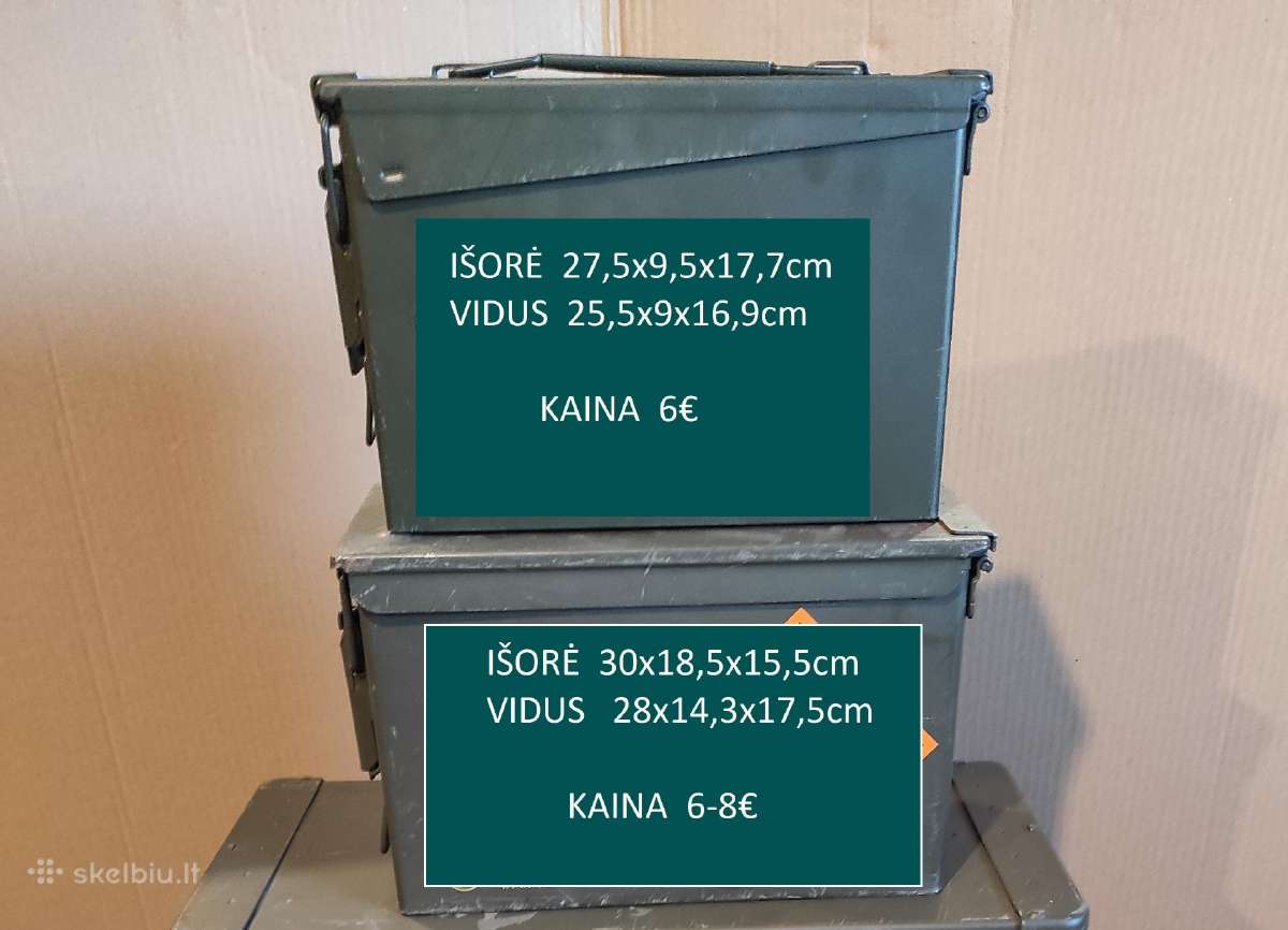 Metalinės hermetiškos dėžės