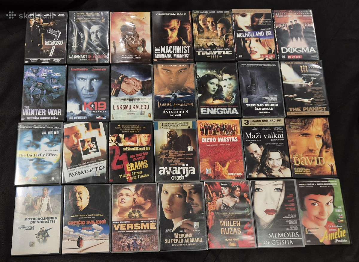 Dvd filmų kolekcija