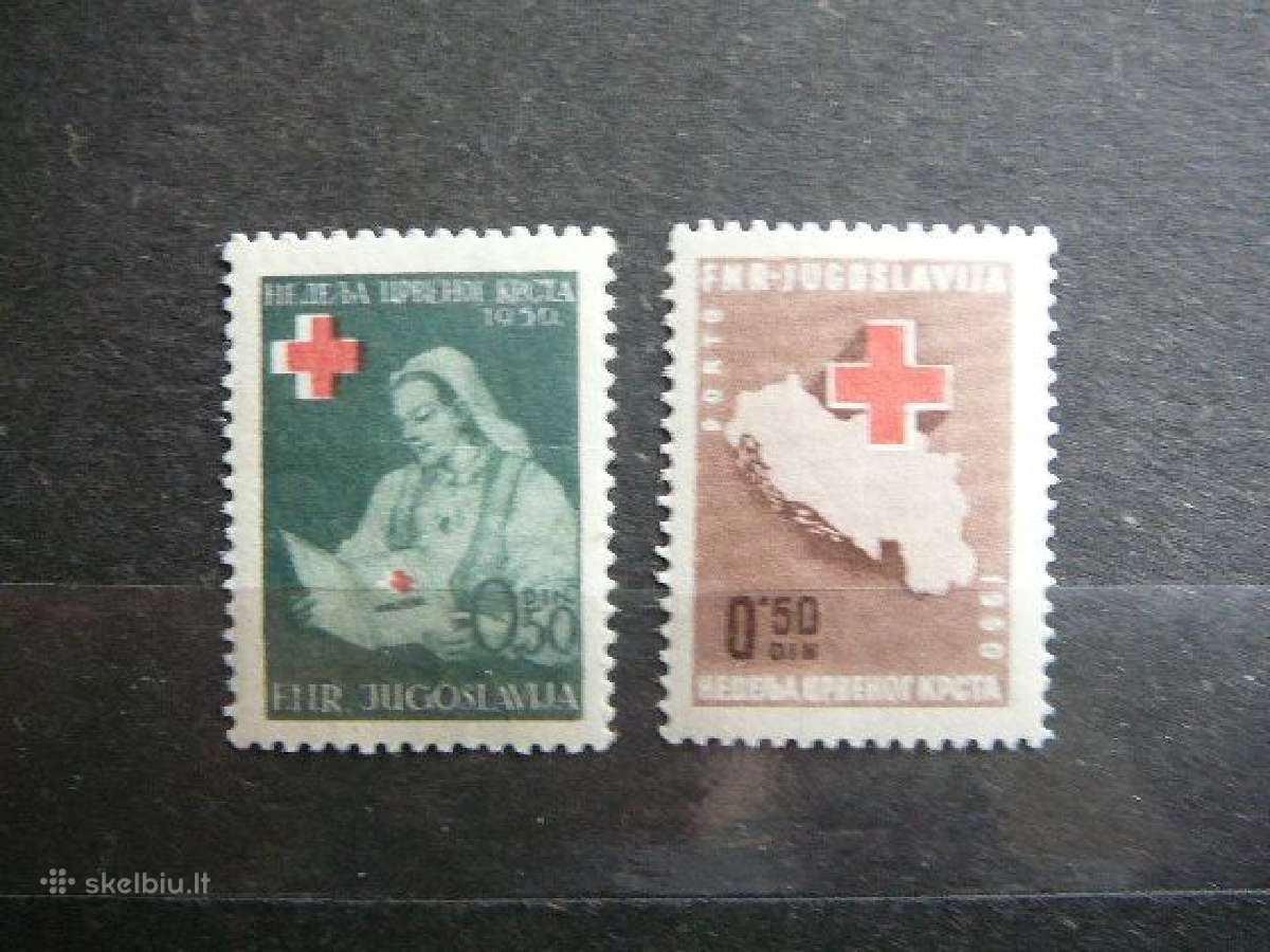 Raudonasis Kryzius Jugoslavija 1950 svarus rdk51