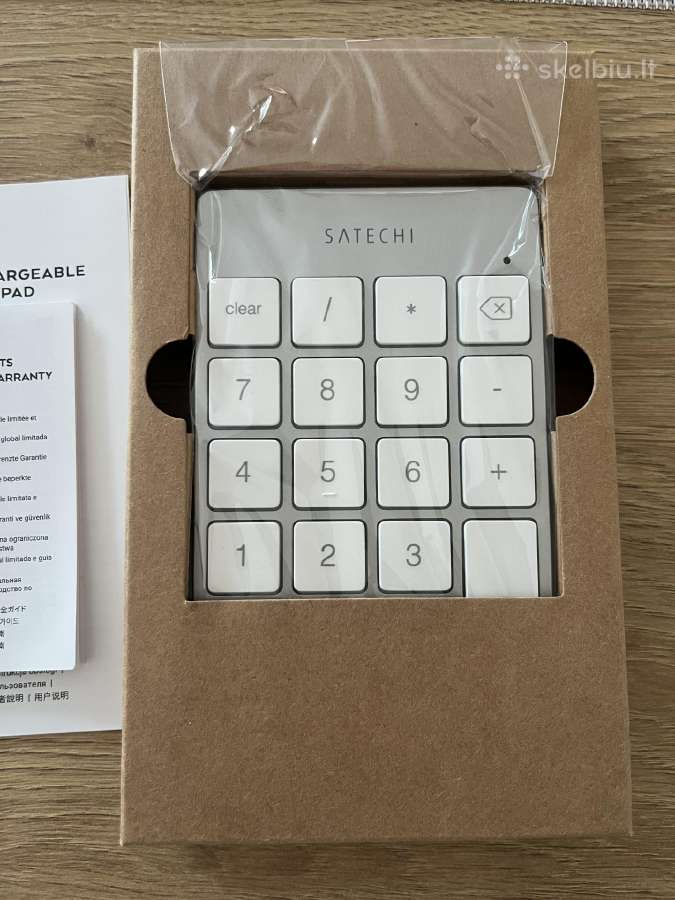 Satechi įkraunama Bluetooth skaičių klaviatūra