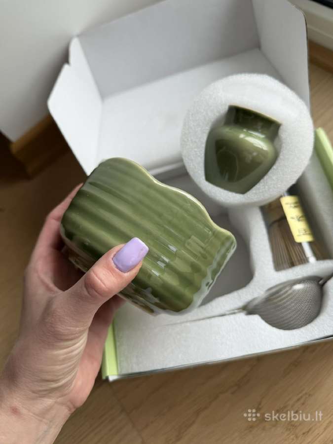 Matcha rinkinys 5 dalių su dubenėliu, šluotele - nuotraukos Nr. 2